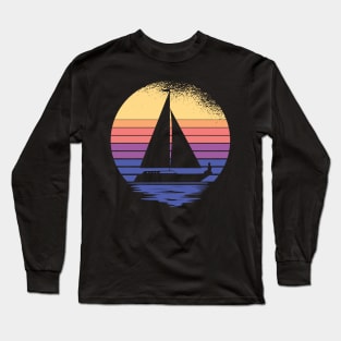 Retro Sailing Long Sleeve T-Shirt